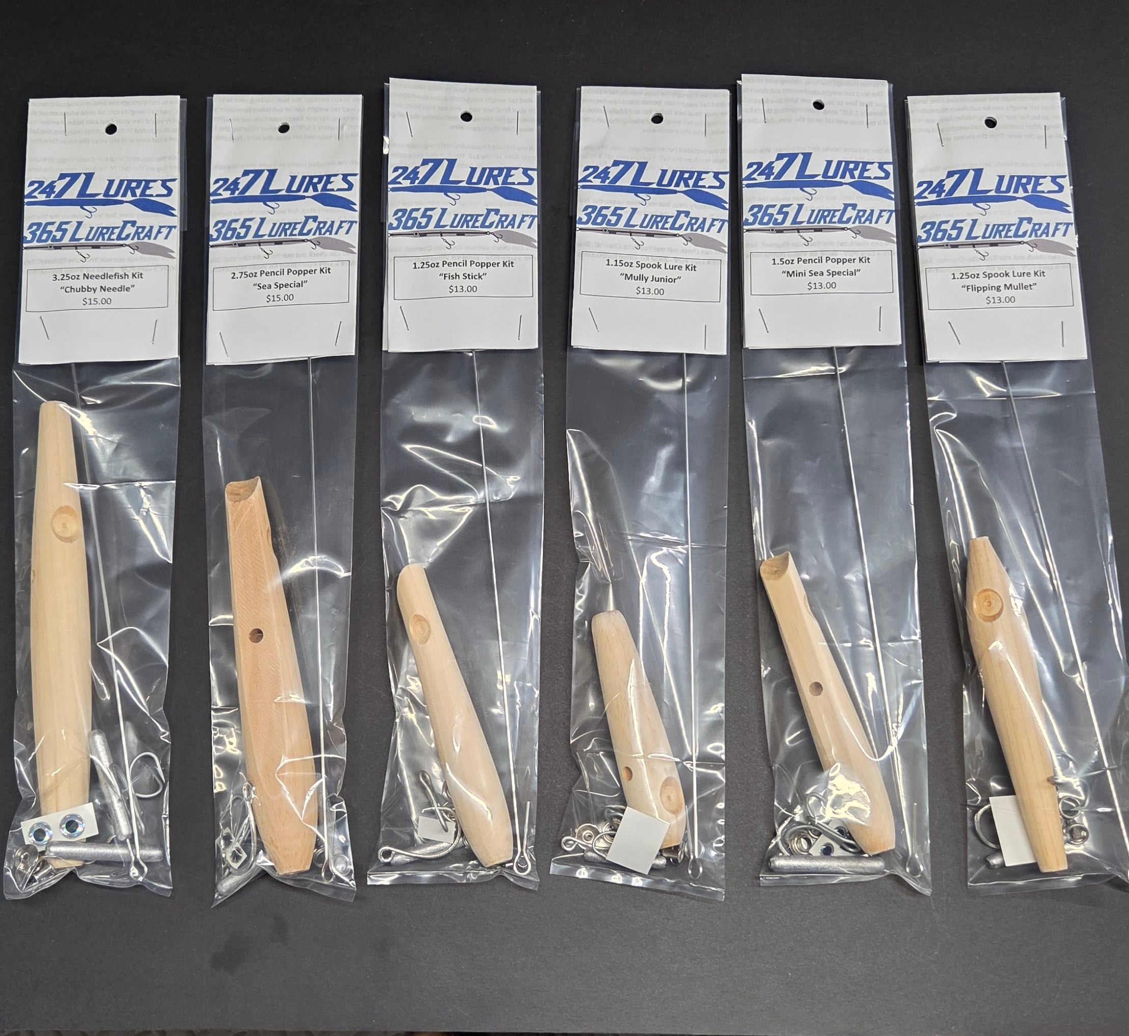 diy wood fishing lure kits Lure Building Kits – 247 Lures