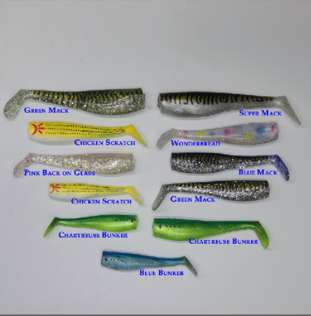 5 fish lures Al Gag's 5" Whip-It Fish - Rigged and Ready to Fish – 247 Lures