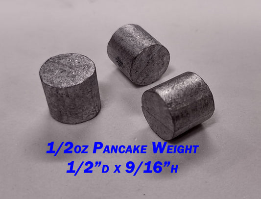 Lure Belly Weights - Pancake Shape