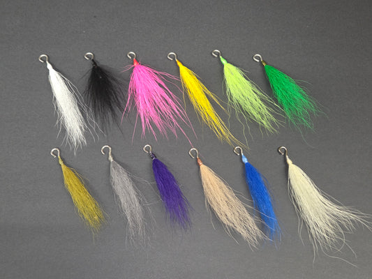 Lure Tail Flags (aka Wigs) - no hook, just wire and materials