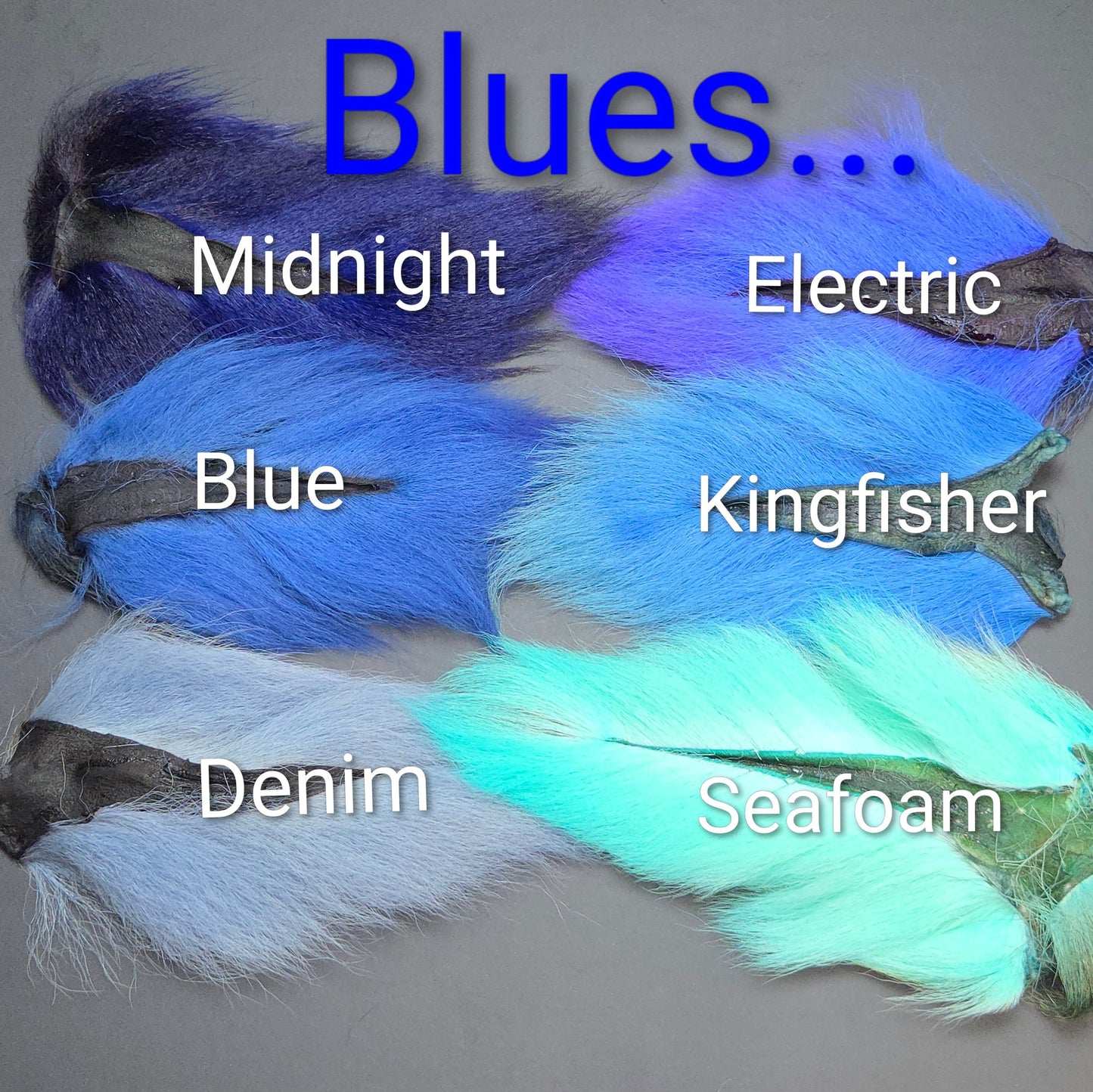 Bucktails - Deer tails - our own 365 LureCraft brand