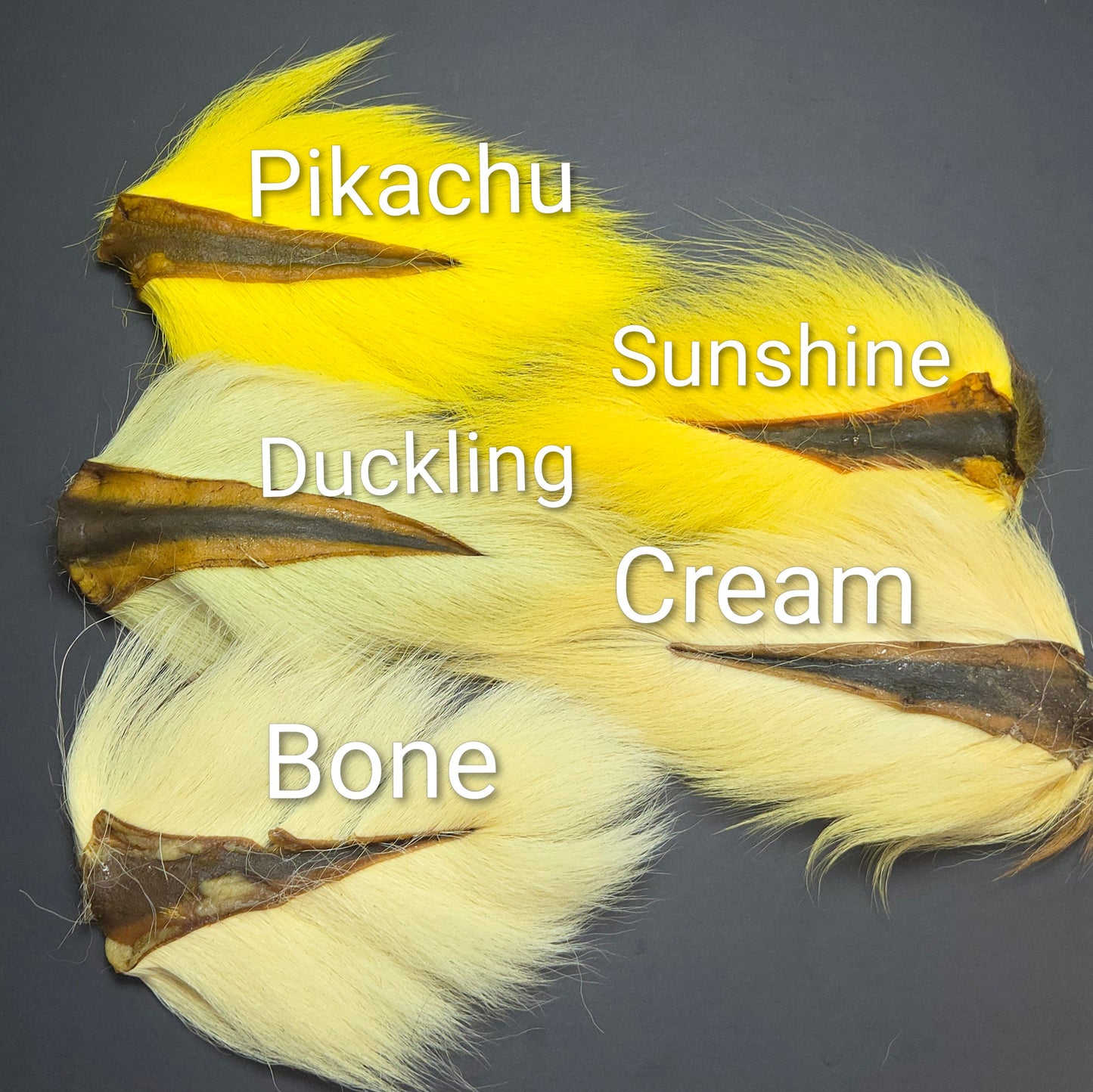 Bucktails - Deer tails - our own 365 LureCraft brand