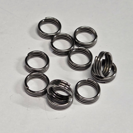 Wolverine "Super Rings" 3-Coil Split Rings - Made in USA