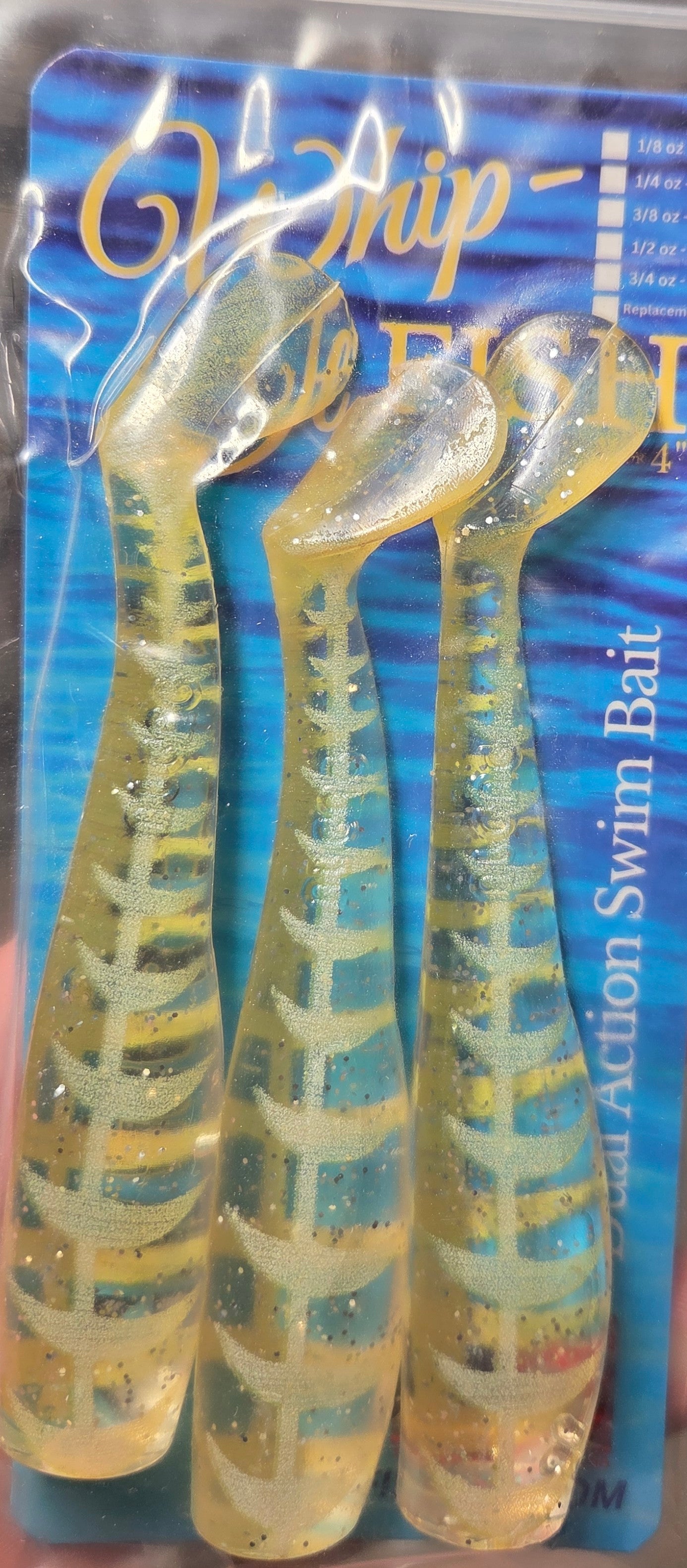 Al Gag's Whip-It Fish - Replacement Tails - 3packs – 247 Lures