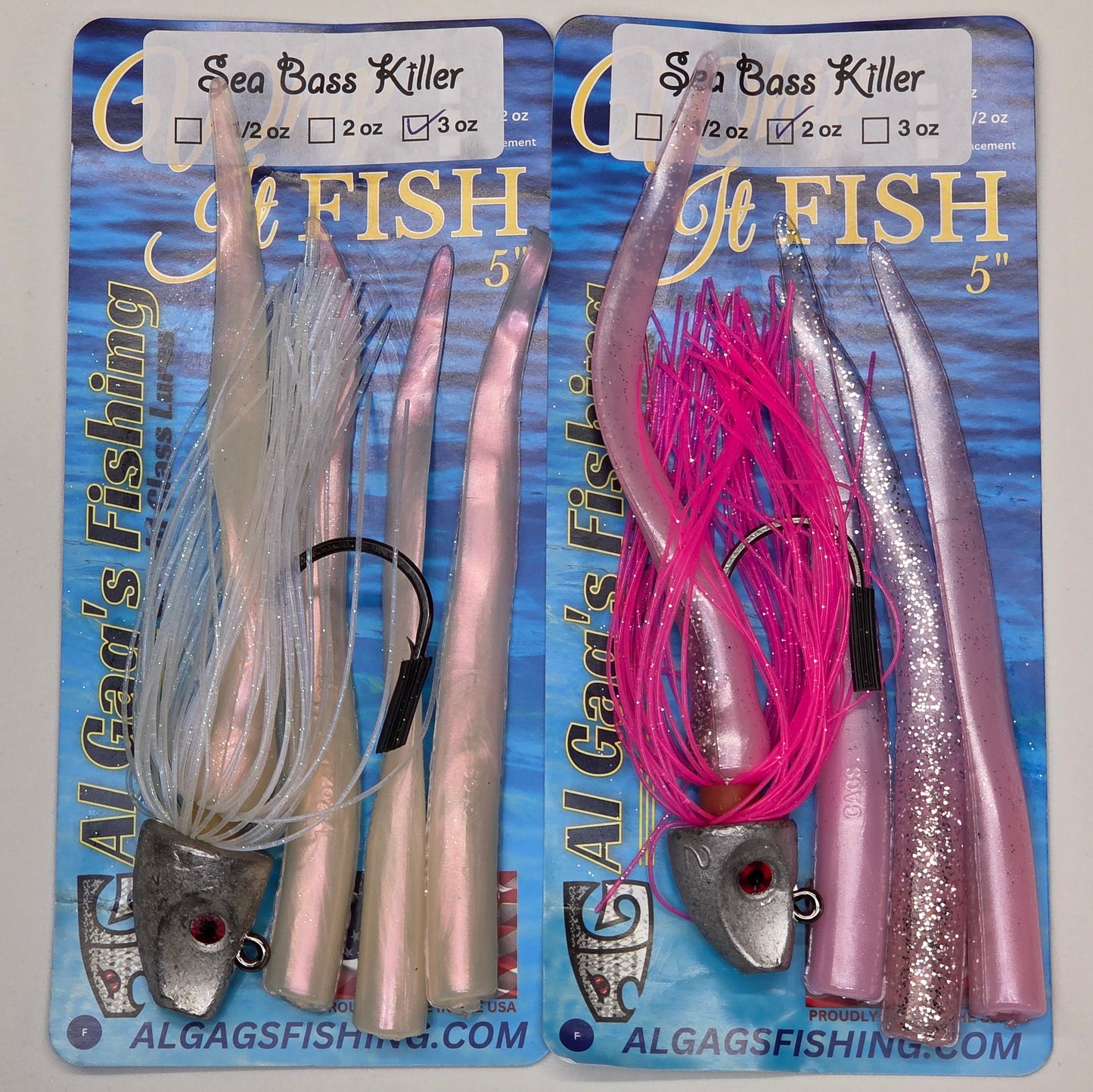Al Gag's Sea Bass Killer - Skirted 6" Whip-It Eel