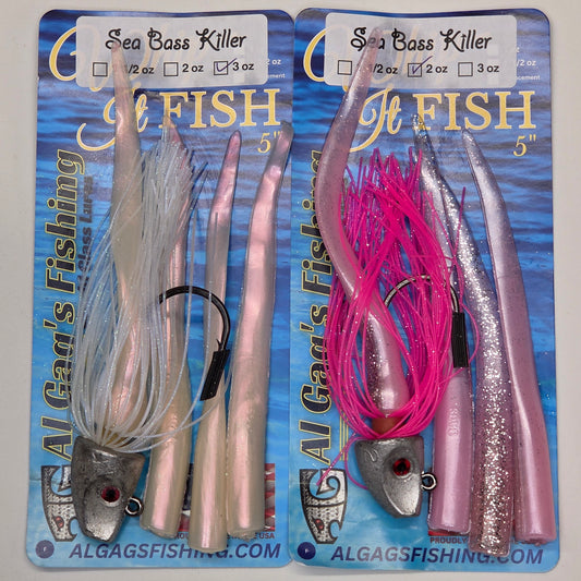 Al Gag's Sea Bass Killer - Skirted 6" Whip-It Eel