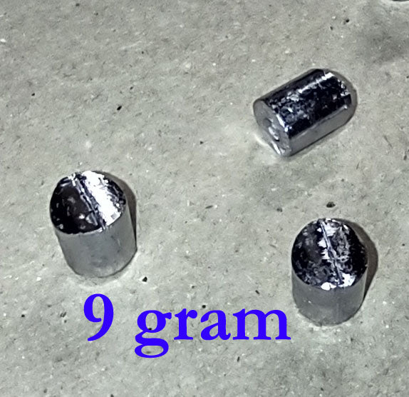 Lure Belly Weights - Custom Molded Slug Style