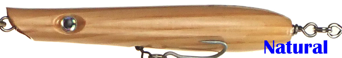 Fish Stick Round-Bottom Pencil Popper - 5.5" ~1.25oz