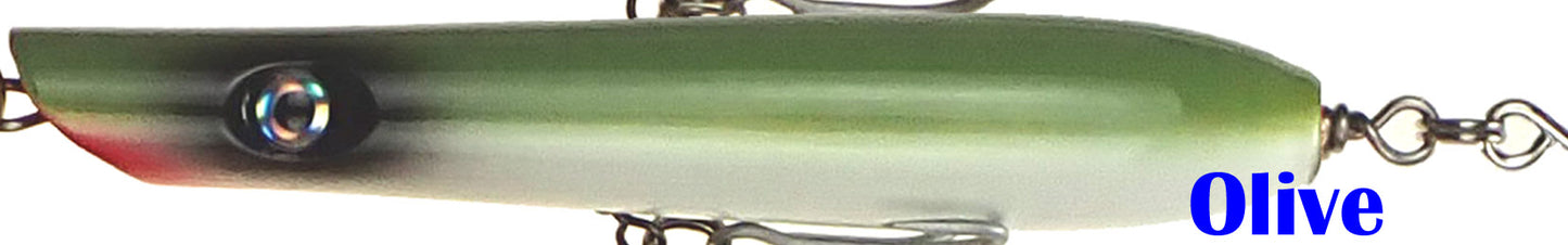Fish Stick Round-Bottom Pencil Popper - 5.5" ~1.25oz