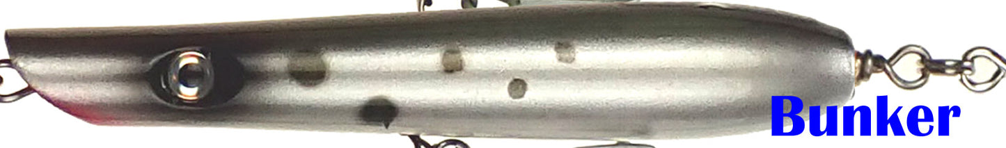 Fish Stick Round-Bottom Pencil Popper - 5.5" ~1.25oz