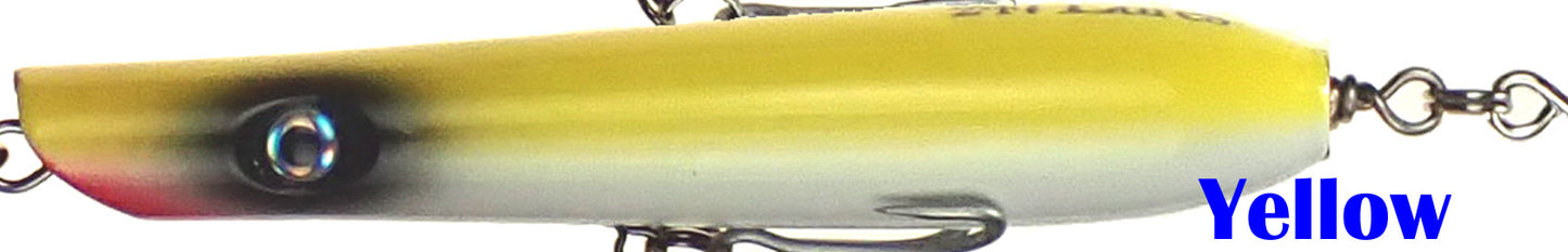 Fish Stick Round-Bottom Pencil Popper - 5.5" ~1.25oz